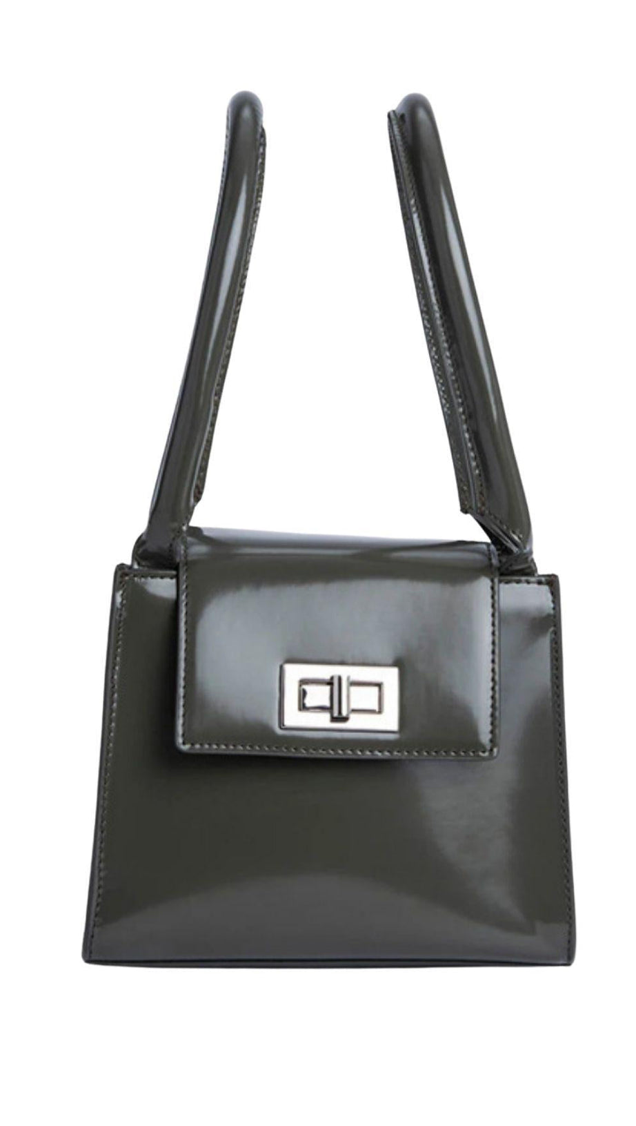 GLÄNZENDER BEUTEL MIT KROKODILMUSTER