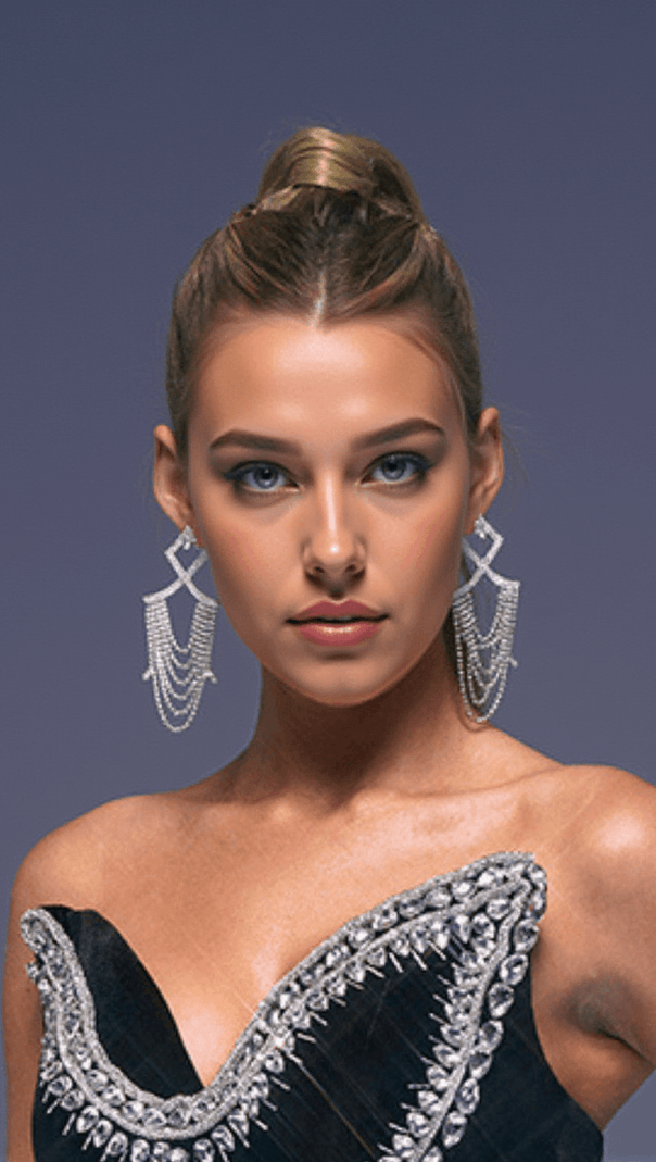 AIIZIE VIENNA TASSEL EARRINGS - product image