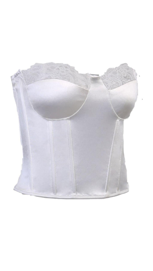 AIIZIE SEXY LACE CORSET TUBE TOP - product image