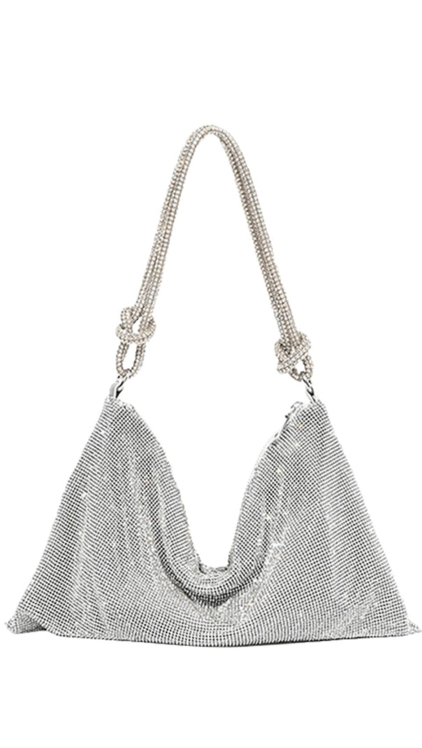 AIIZIE RHINESTONE ONE-SHOULDER UNDERARM BAG - product image