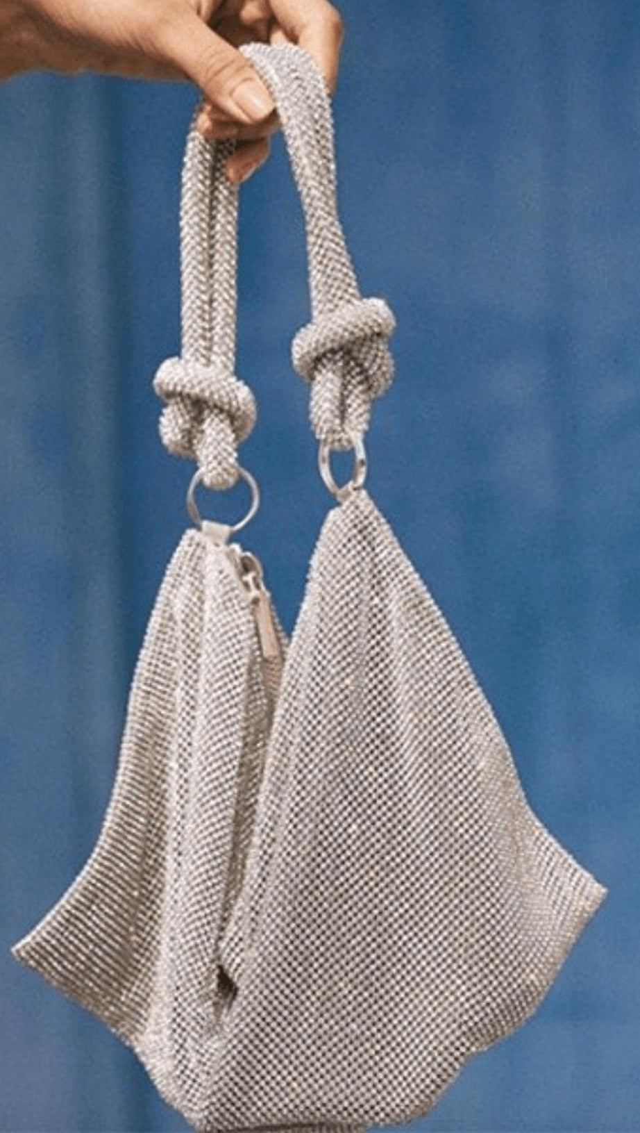 BORSA MONOSPALLA SOTTOASCELLO CON STRASS