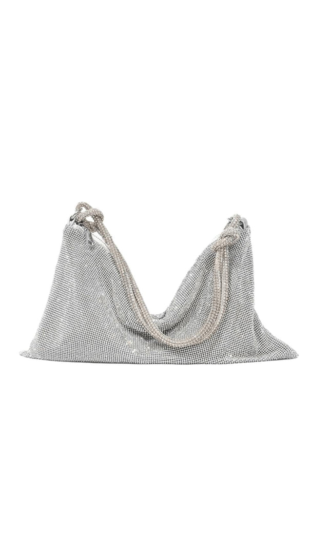 AIIZIE RHINESTONE ONE-SHOULDER UNDERARM BAG - product image