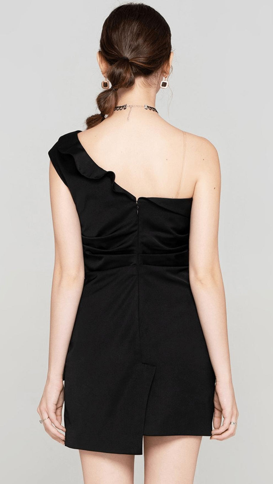 RALAN ONE SHOULDER BANDAGE DRESS