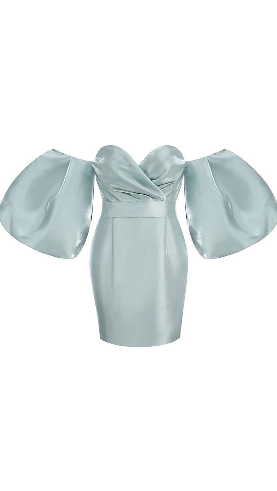 ABITO CON MANICHE A SBUFFO NERO