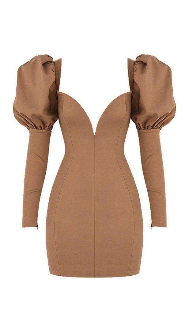 AIIZIE PUFF SLEEVE DRESS - product image