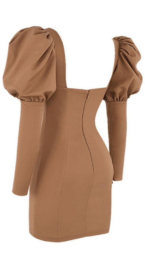 AIIZIE PUFF SLEEVE DRESS - product image