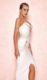 PRE-SALE WHITE SWEETHEART NECKLINE BANDAGE DRESS