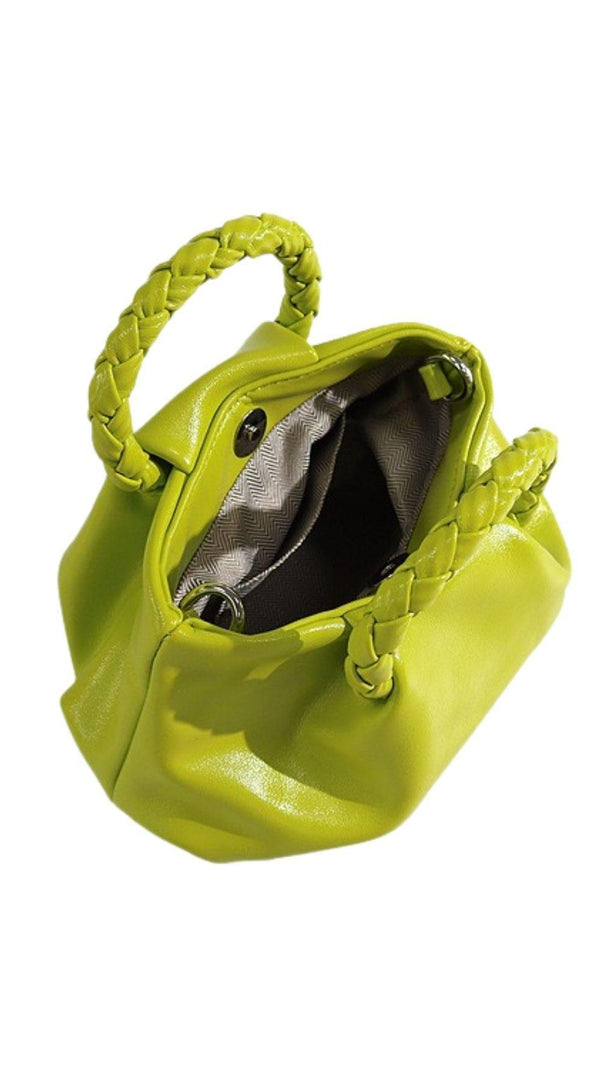 AIIZIE PLEATED WOVEN HANDBAG - product image