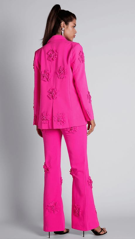 AMARYLLIS FLORAL EMBROIDER BLAZER SET