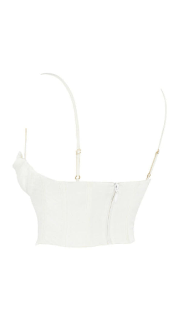 AIIZIE PILE OF COLLAR FISHBONE CAMISOLE TOPS - product image
