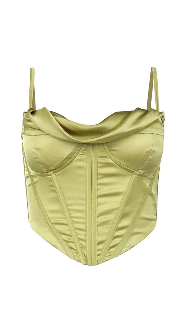 Pile of Collar Fishbone Camisole Tops