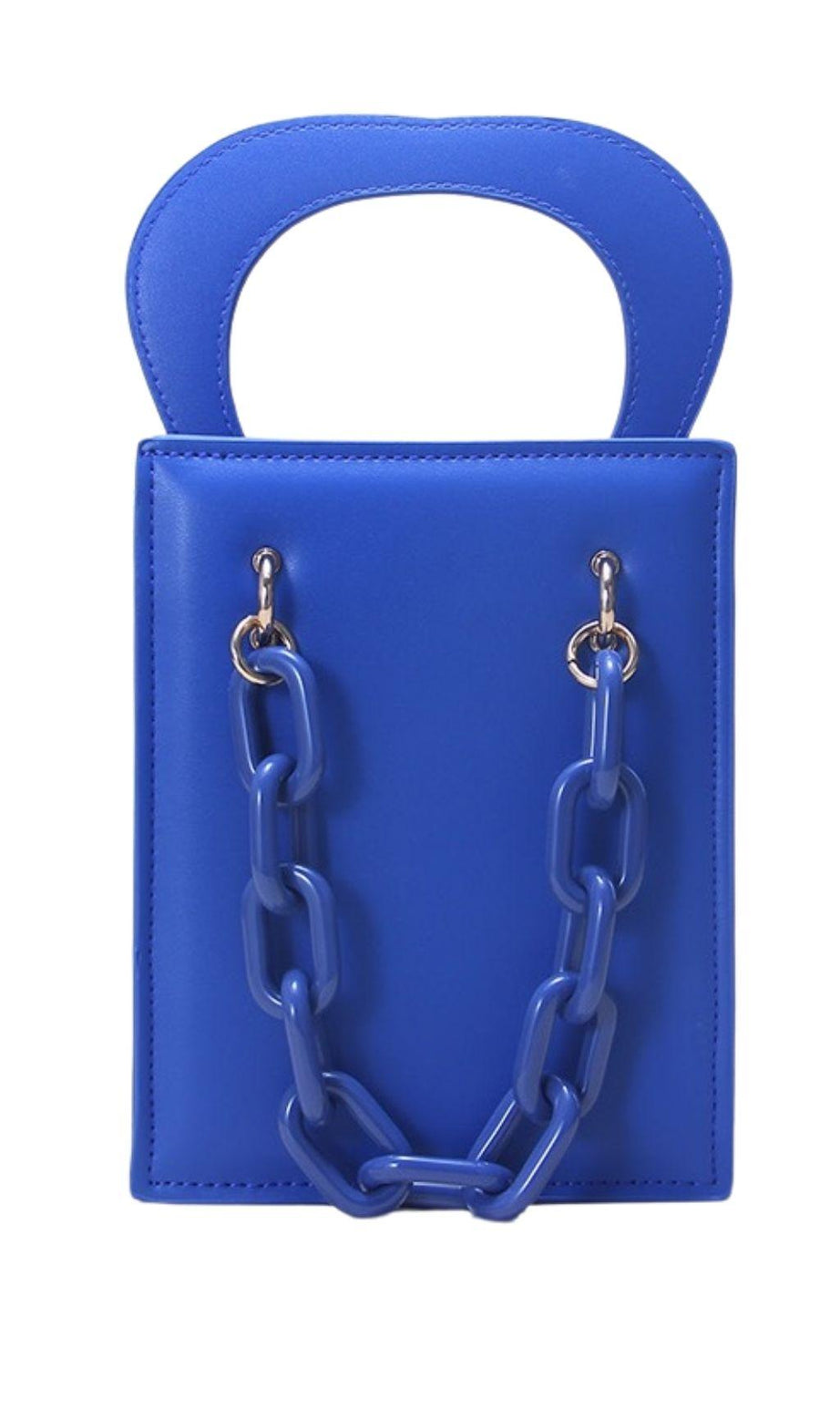 Pfirsichherz-Handtasche.