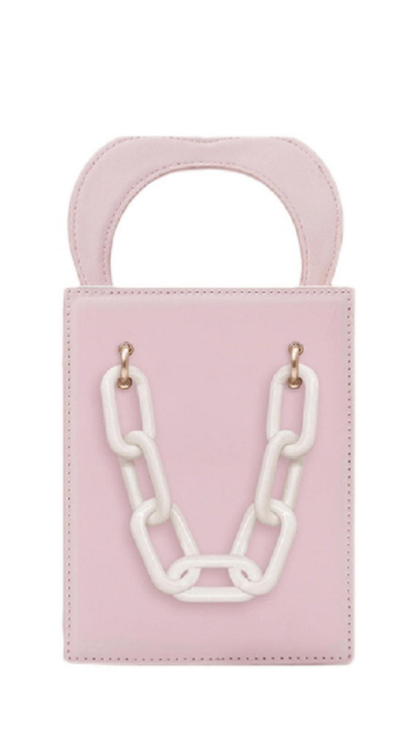 AIIZIE PEACH HEART HANDBAG. - product image