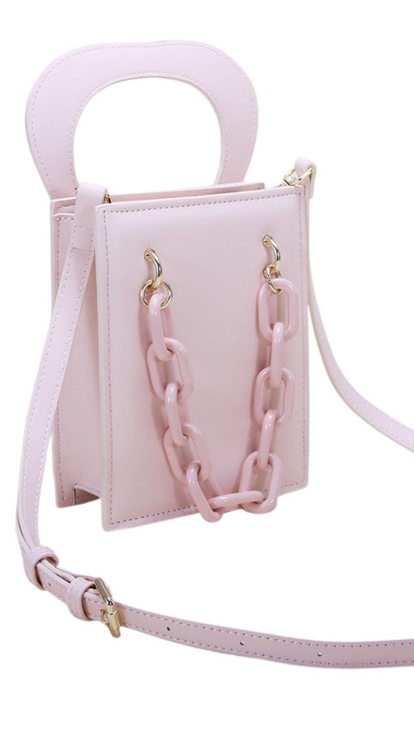 AIIZIE PEACH HEART HANDBAG. - product image