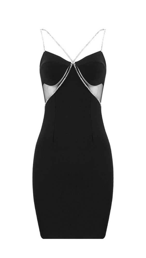 AIIZIE PATCHWORK BANDAGE DRESS. - product image
