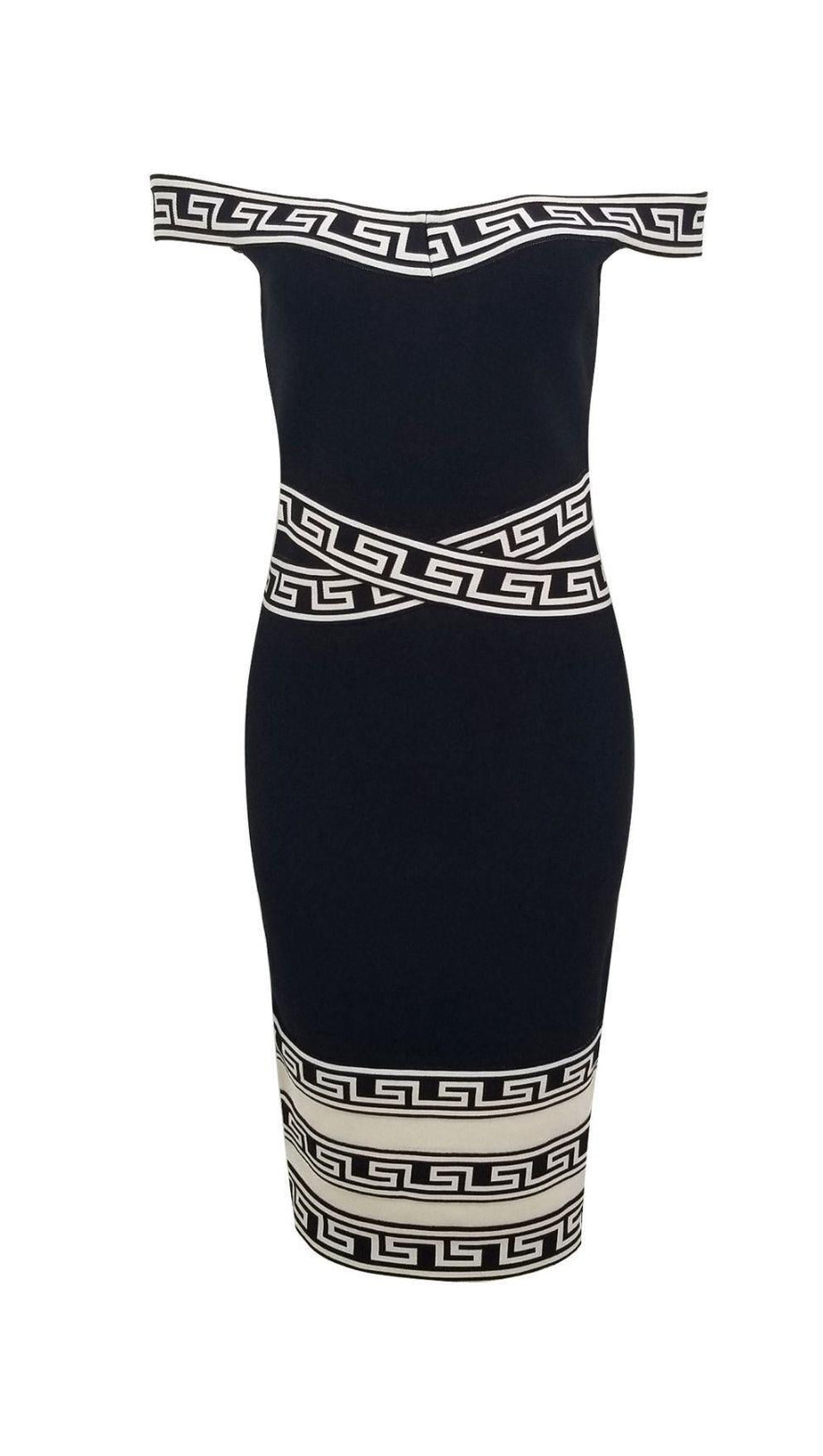 OFF SHOULDER BANDAGE DRESS