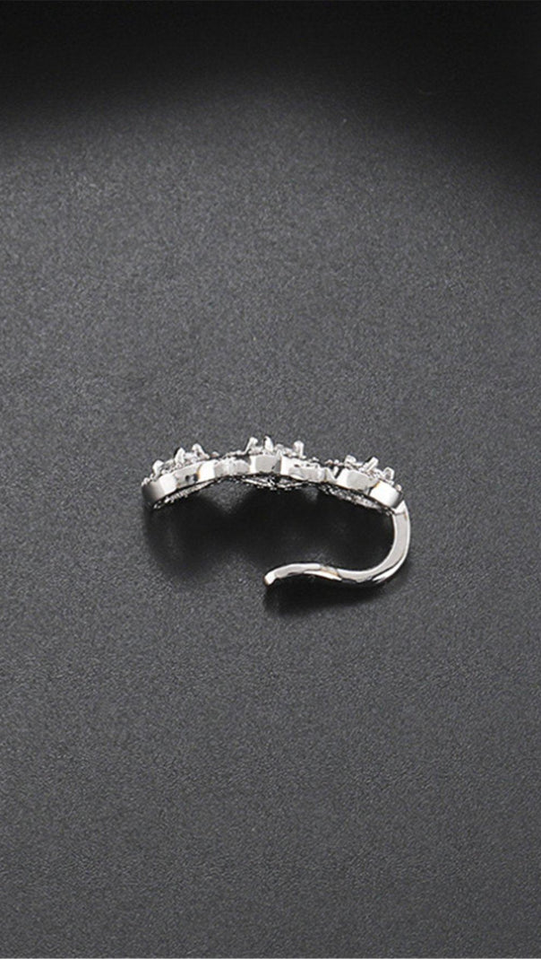 AIIZIE NON-PIERCER GEOMETRIC ZIRCON EAR CLIPS - product image
