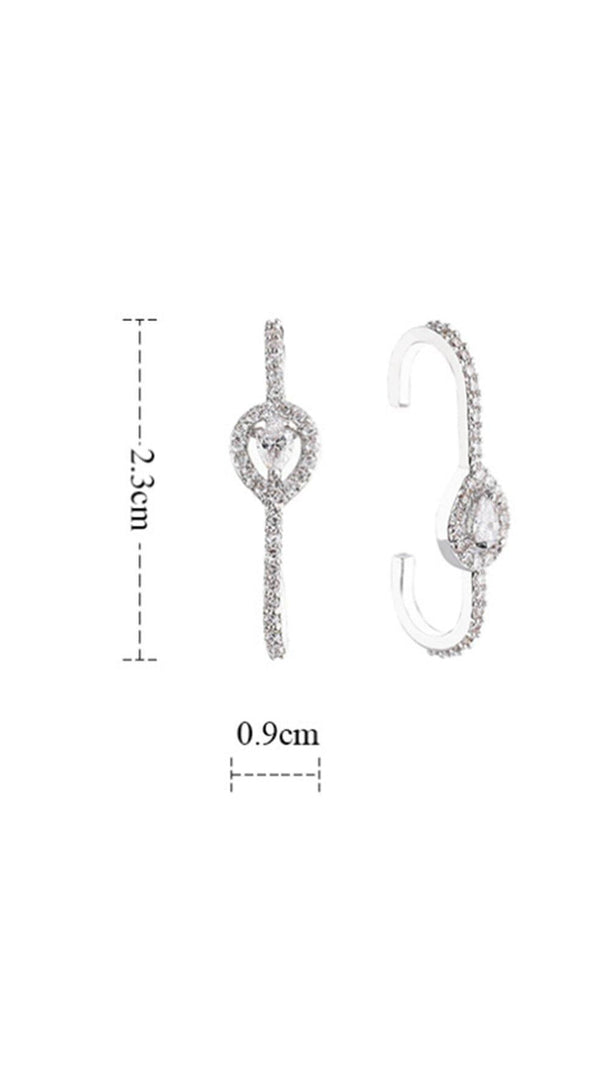 AIIZIE NON-PIERCED GEOMETRY EAR CLIP - product image