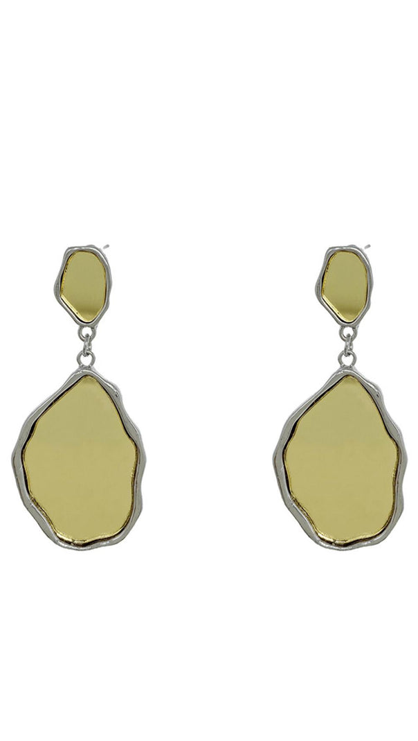AIIZIE MIRROR EXAGGERATED EARRINGS. - product image