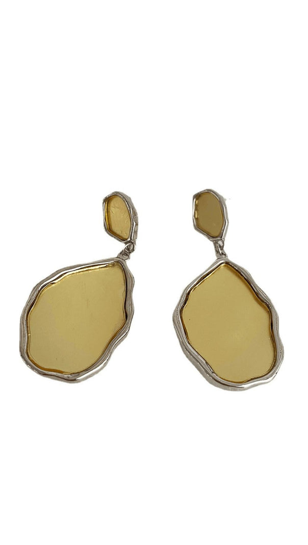 AIIZIE MIRROR EXAGGERATED EARRINGS. - product image