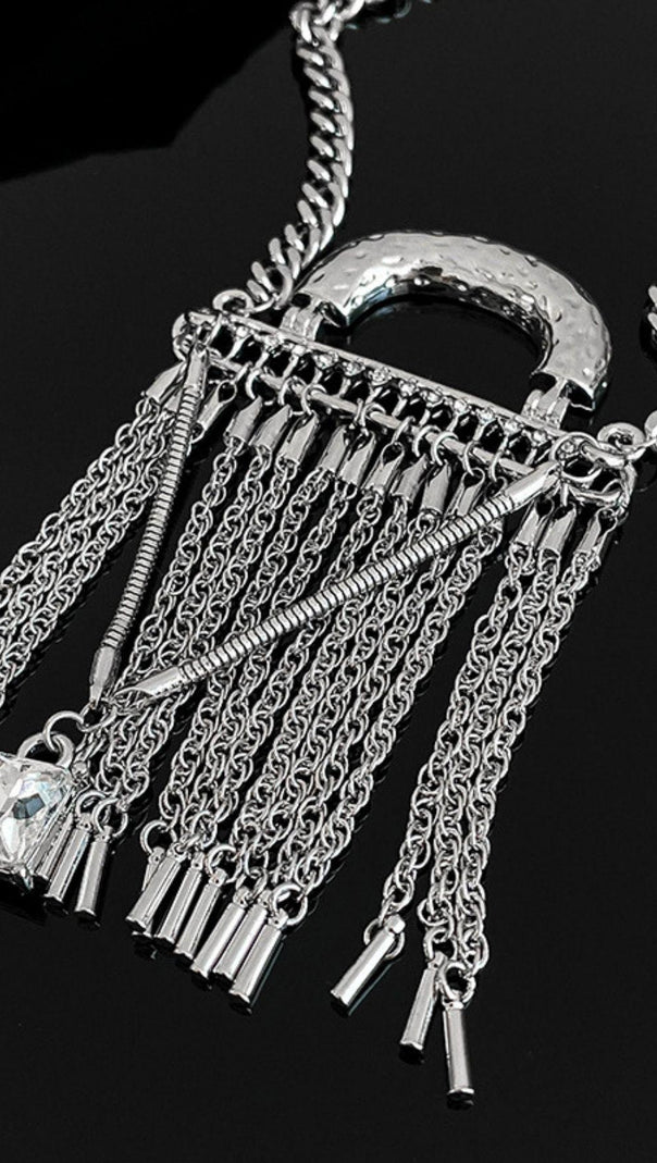 AIIZIE METAL TASSEL CROSSBODY CHAIN BAG - product image
