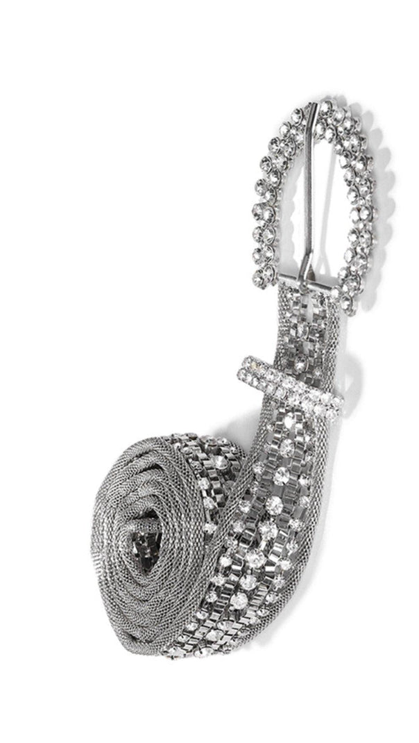 Metal Rhinestone Decorative Belt