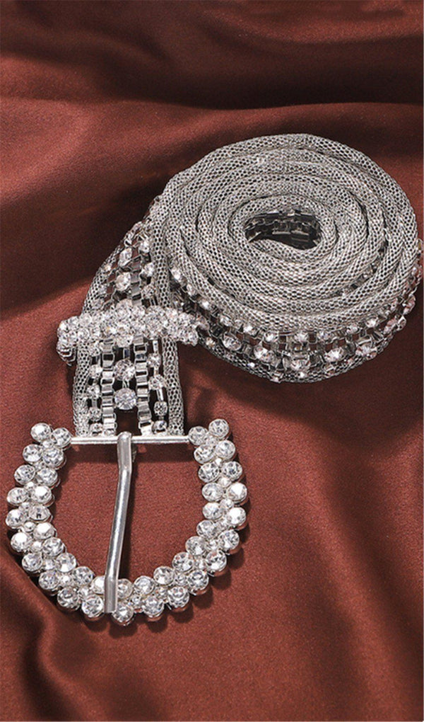 METAL RHINESTONE DECORATIVE BELT