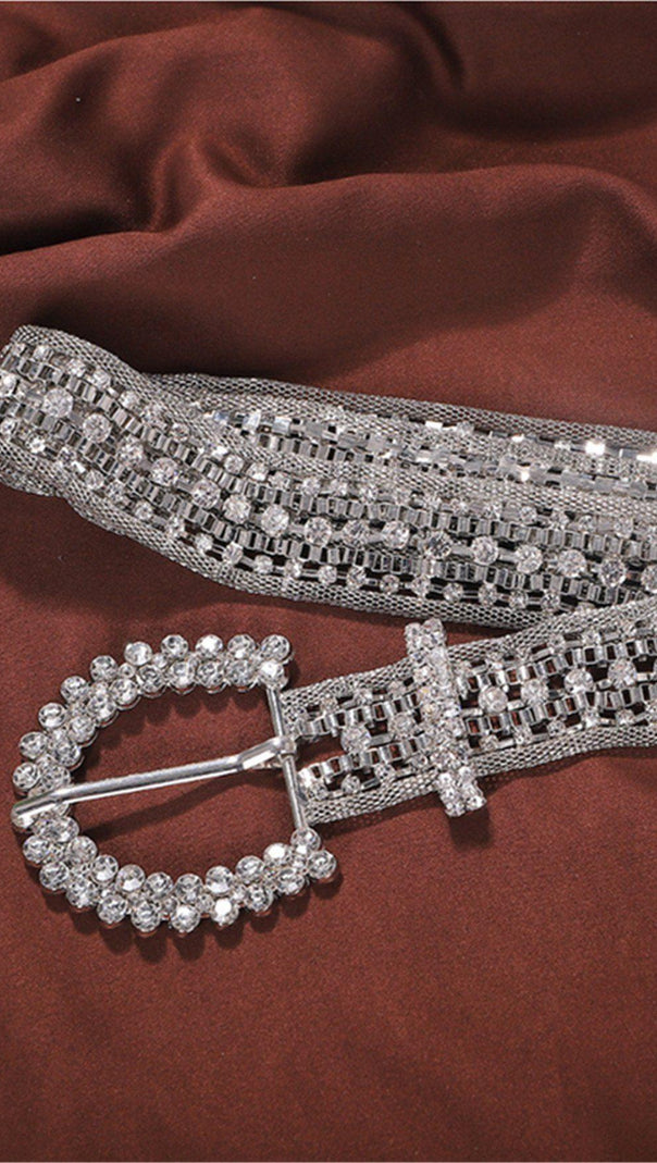 Metal Rhinestone Decorative Belt