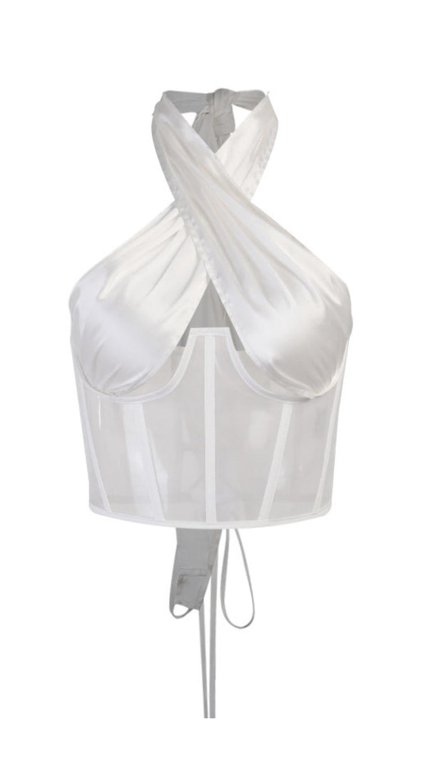 AIIZIE MESH LACE-UP VEST - product image