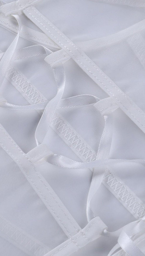 AIIZIE MESH LACE-UP VEST - product image
