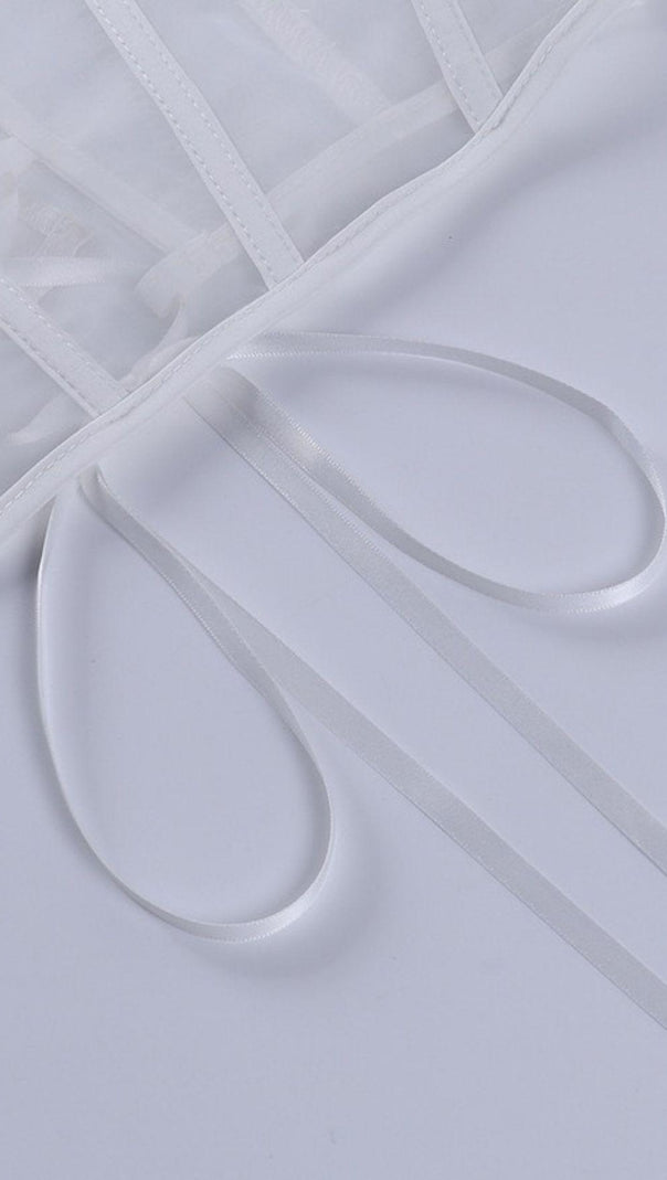 AIIZIE MESH LACE-UP VEST - product image