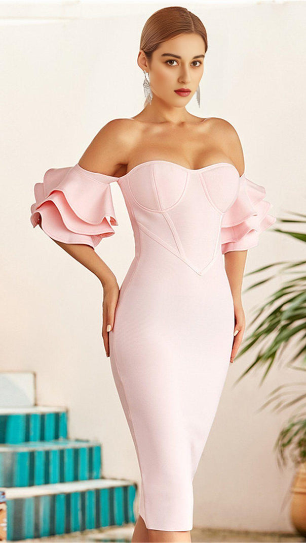 AIIZIE MELALEUCA SLEEVE ANDAGE DRESS - product image