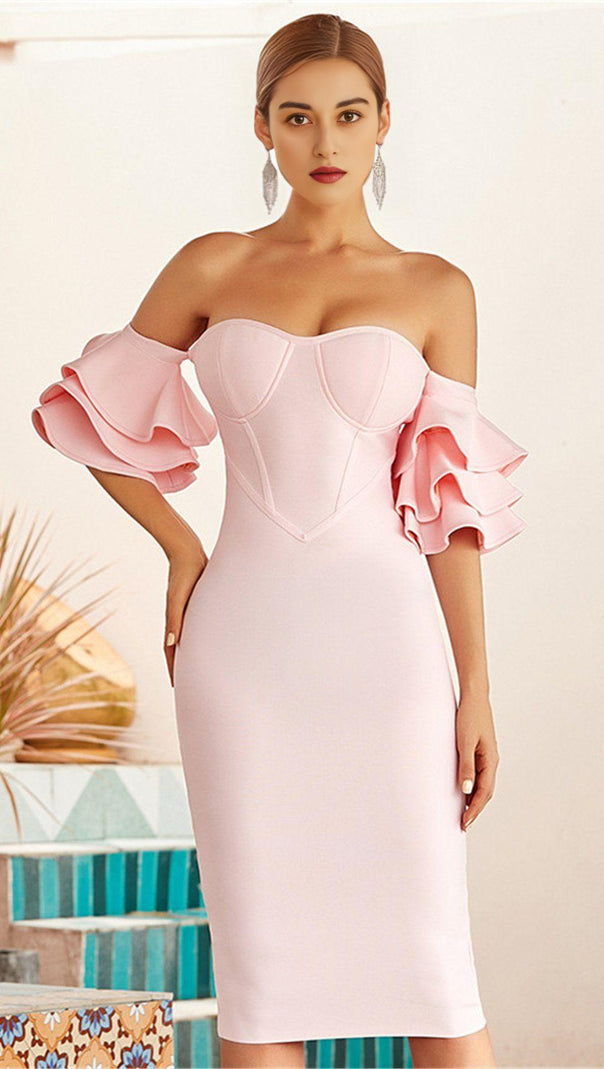 AIIZIE MELALEUCA SLEEVE ANDAGE DRESS - product image