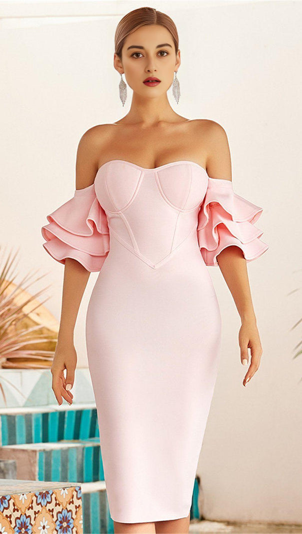 AIIZIE MELALEUCA SLEEVE ANDAGE DRESS - product image