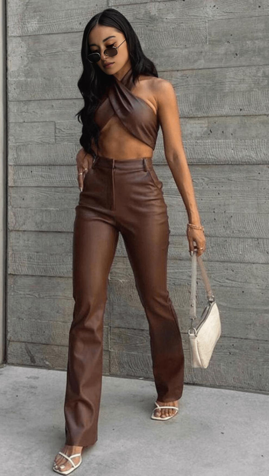 LEATHER FASHION SUIT