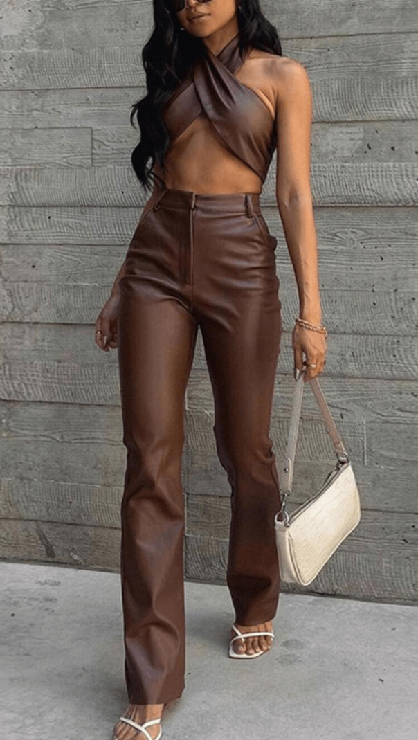 AIIZIE LEATHER FASHION SUIT - product image