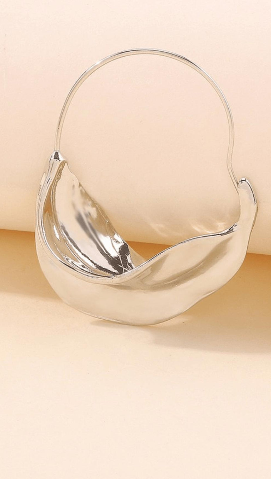 Unregelmäßige Blattohrringe