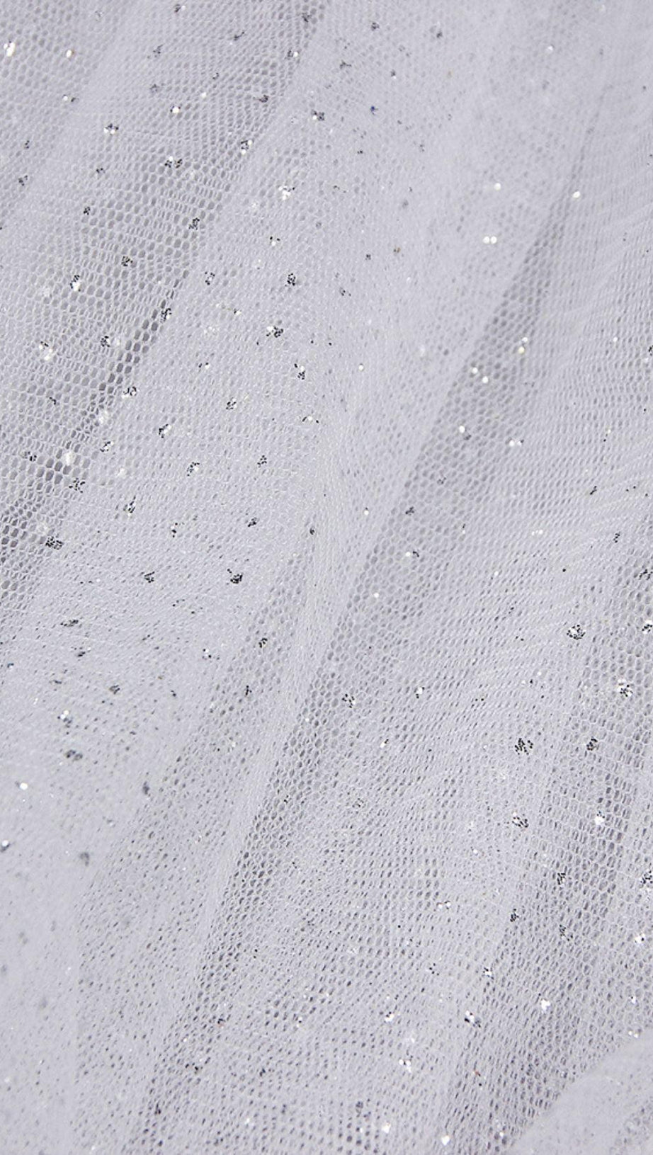 STRAPLESS PUFF SLEEVE CRYSTAL MIDI DRESS IN WHITE