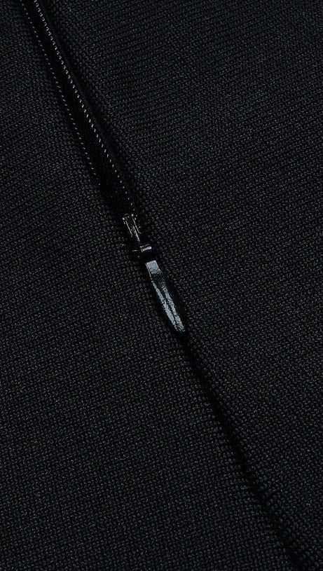 DEEP V NECK SLEEVELESS BACKLESS LACE BOW MESH JUMPSUIT