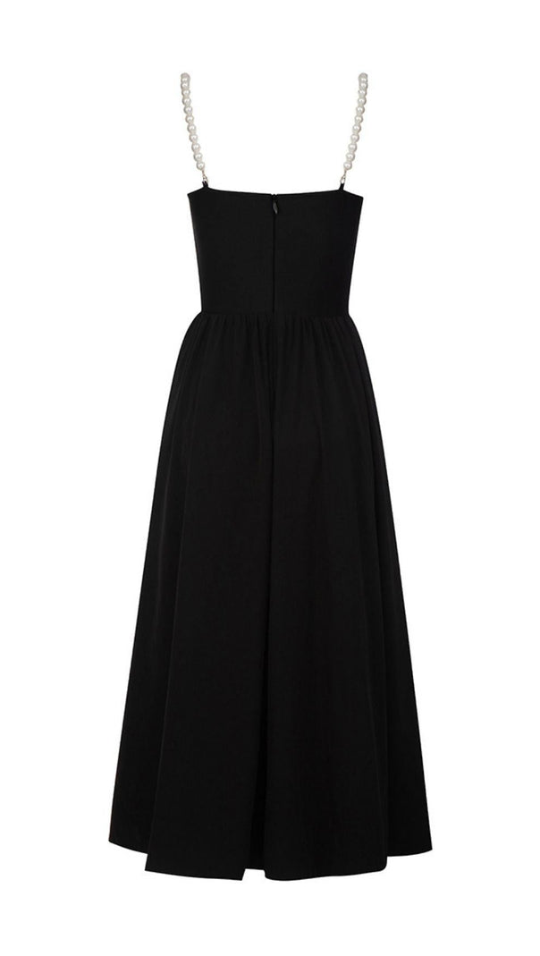 AIIZIE UMBRELLA HEMLINE MIDI DRESS IN BLACK - product image