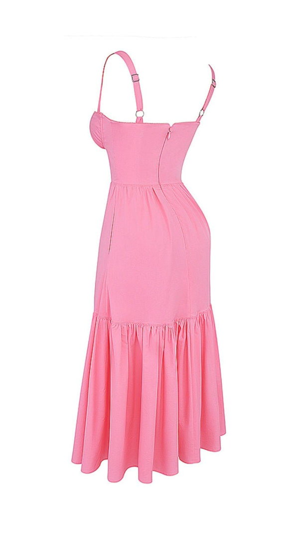 AIIZIE FRENCH PINK MIDI SUNDRESS - product image
