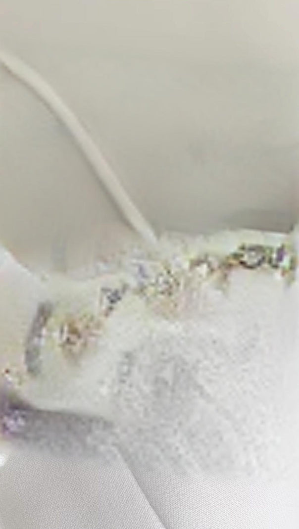 AIIZIE PEARL EMBELLISHED HTM MINI DRESS IN WHITE - product image
