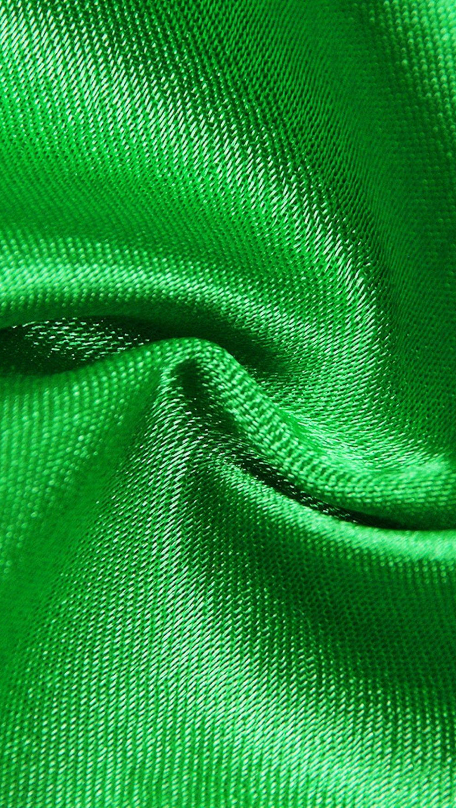 SATIN-BLAZERANZUG IN GRÜN