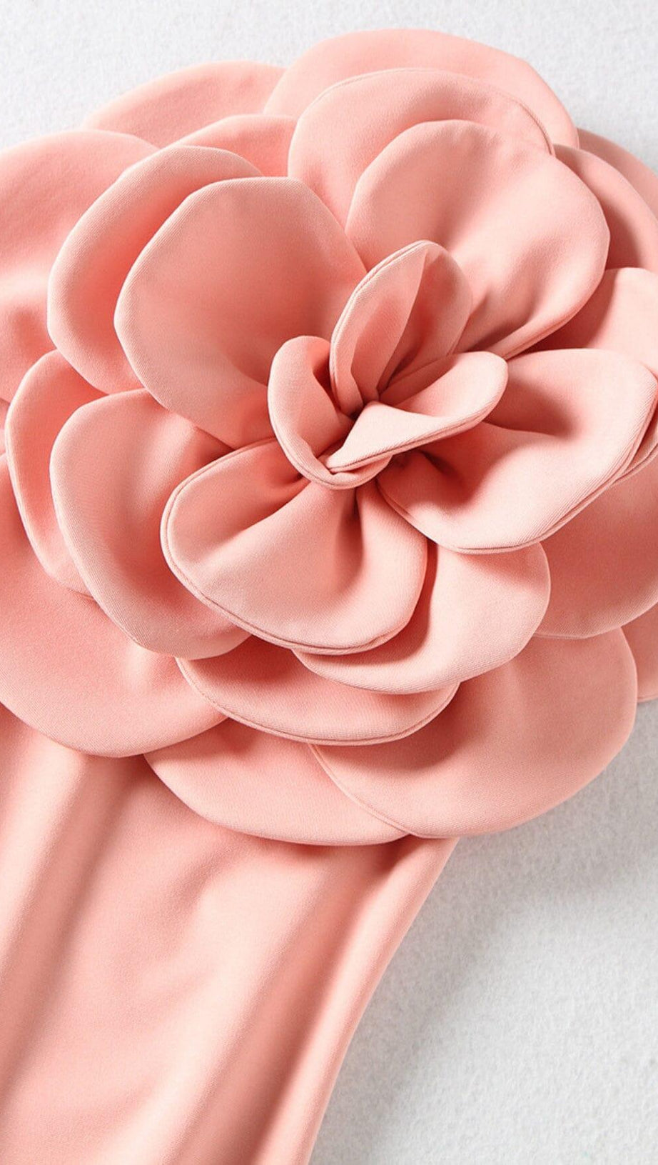 EXAGGERATED 3D FLOWER BODYSUIT IN PINK