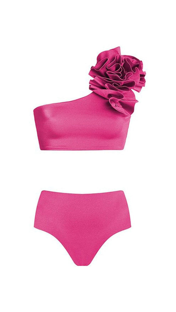 AIIZIE SHOULDER DETAIL TWO-PIECE SWIM SET - product image