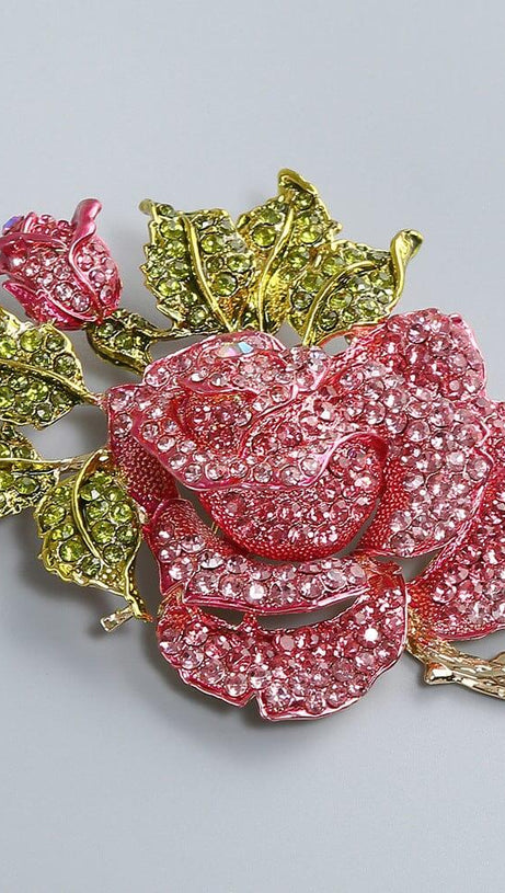 LONG-SLEEVE CREW NECK GLITTER MINI DRESS IN MAHOGANY WOOD