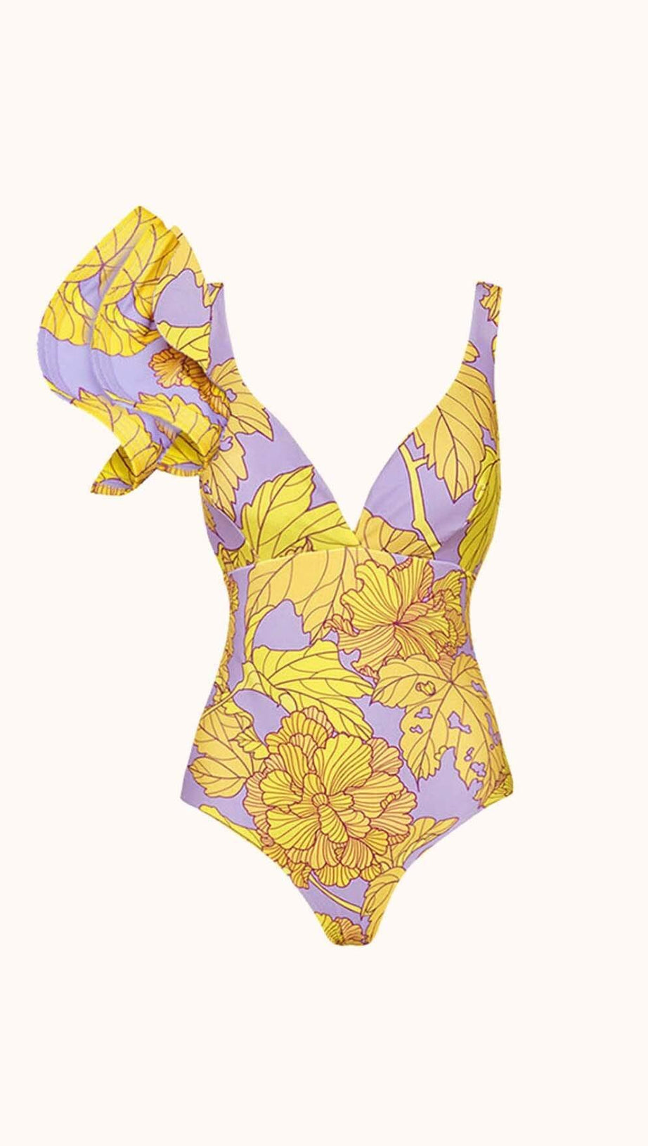 AYODELE RUFFLE SWIMWEAR TWO PIECE SET