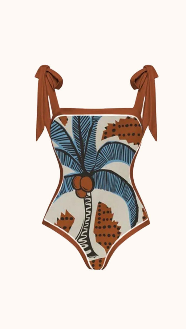 AIIZIE ANNAKA PRINTED SWIMWEAR TWO PIECE SET - product image