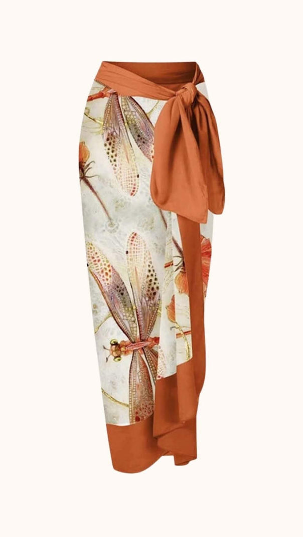AIIZIE MANDISA DRAGONFLY PRINTED SWIMWEAR TWO PIECE SET - product image
