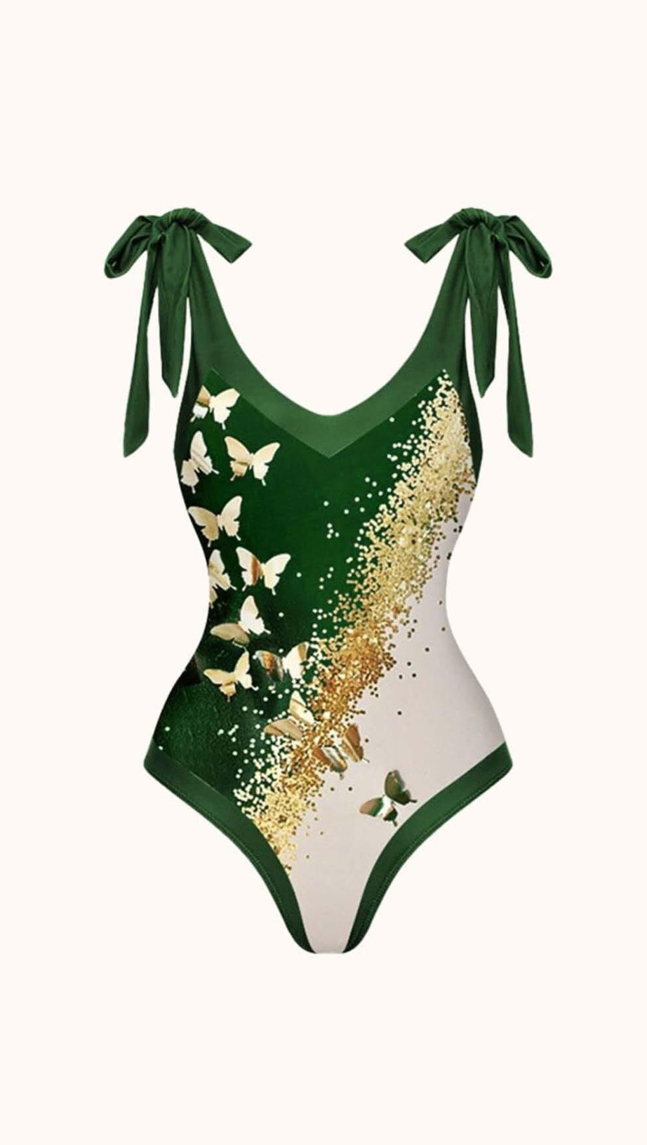 BUFFY SWIMWEAR TWO PIECE SET IN GREEN